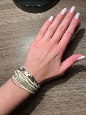 Gold Multi-String Wrap Bracelet